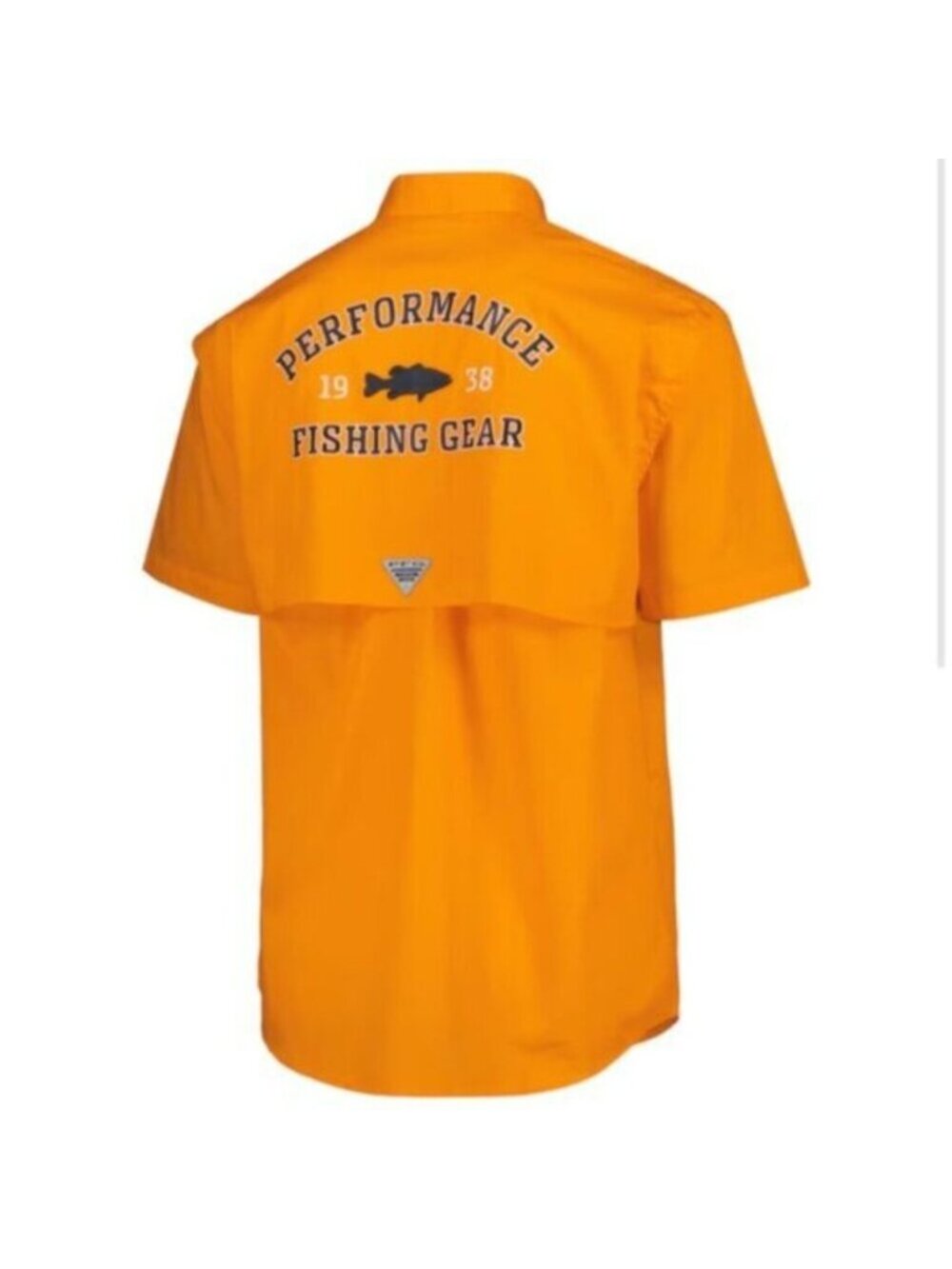 NWT Columbia Men's Orange Tennessee Bonehead Button Up Shirt Size Medium - Picture 2 of 9